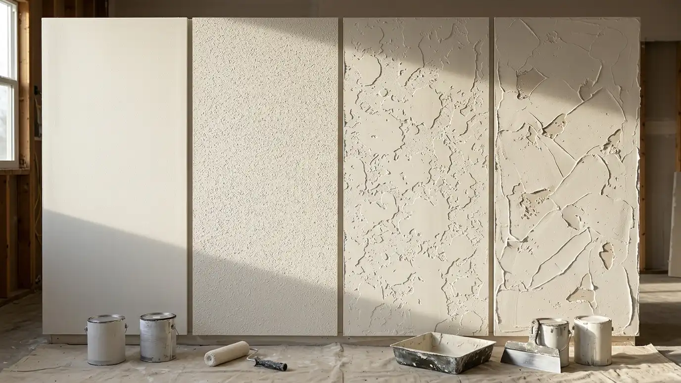 Drywall Texture Types Compared explained for Nashville and Middle Tennessee