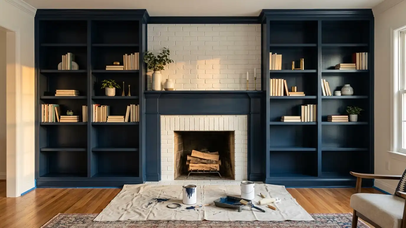 Built-In and Bookcase Painting in Nashville and Middle Tennessee