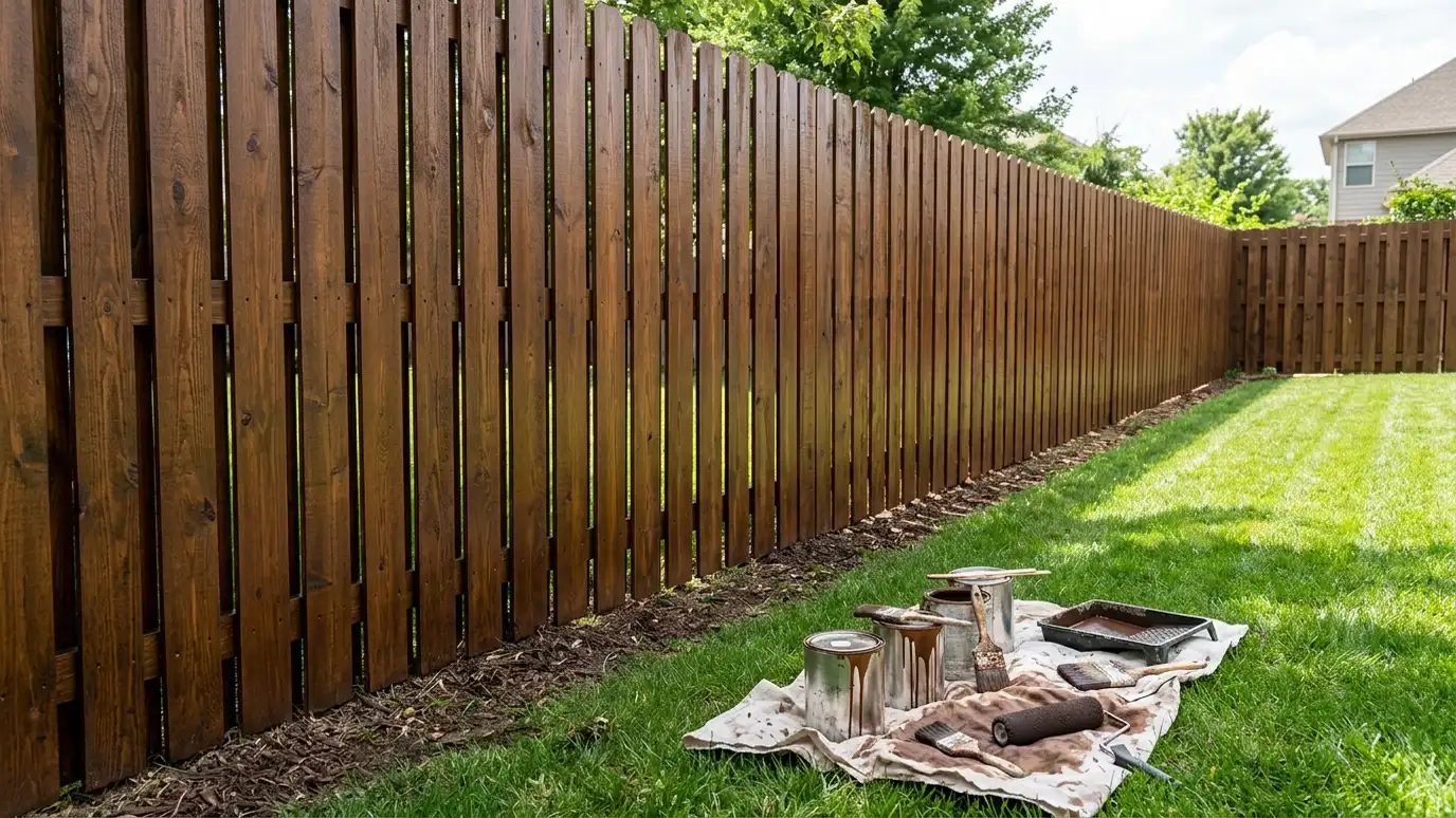 Fence Staining and Painting in Nashville and Middle Tennessee