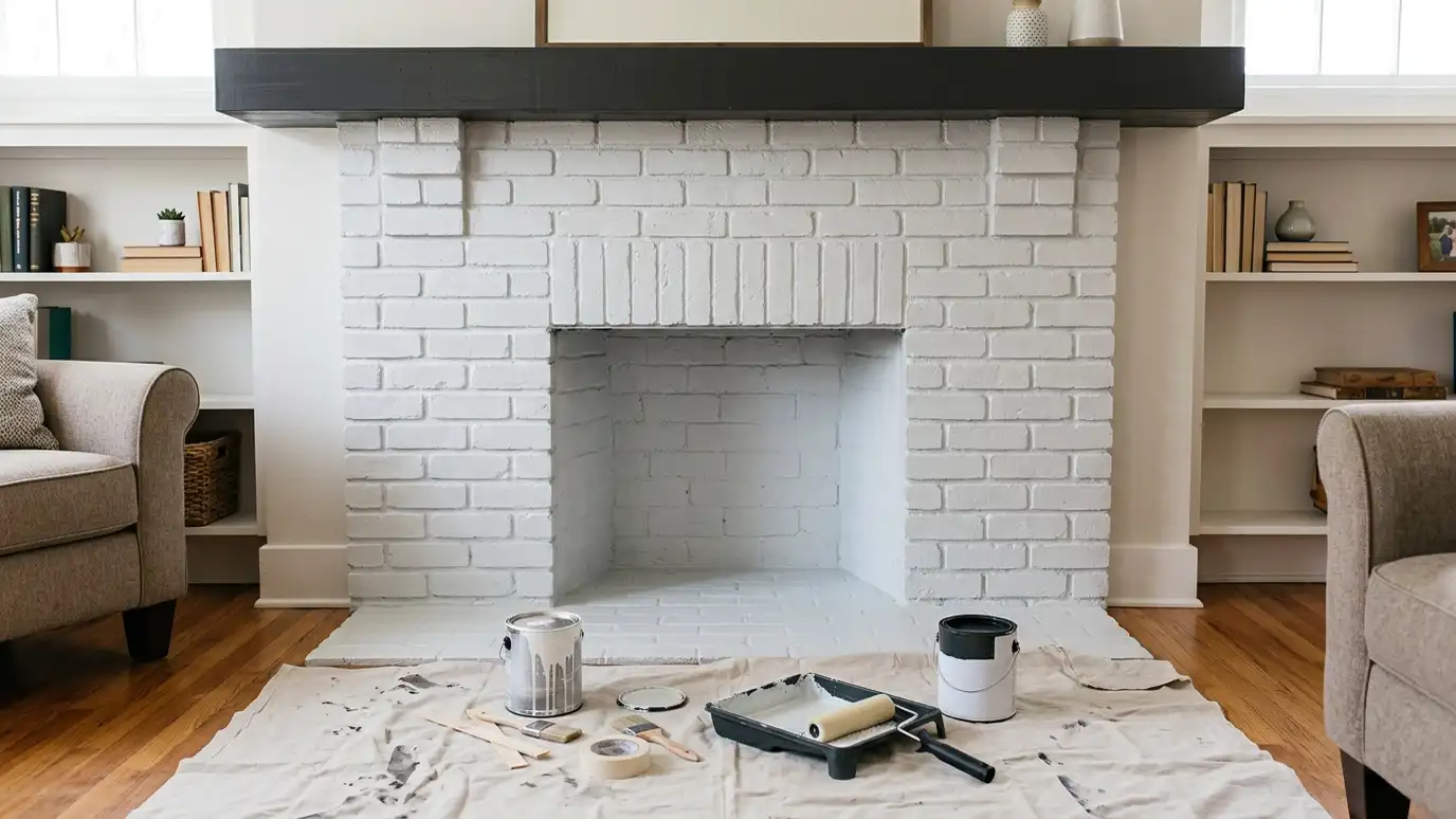 Fireplace and Mantel Painting in Nashville and Middle Tennessee